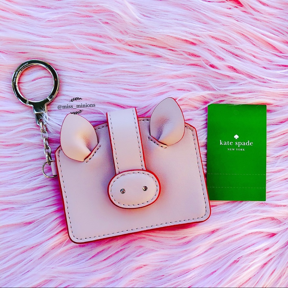 🐷Kate Spade Year of the Pig Card Case Keychain🐷 - Picture 7 of 8